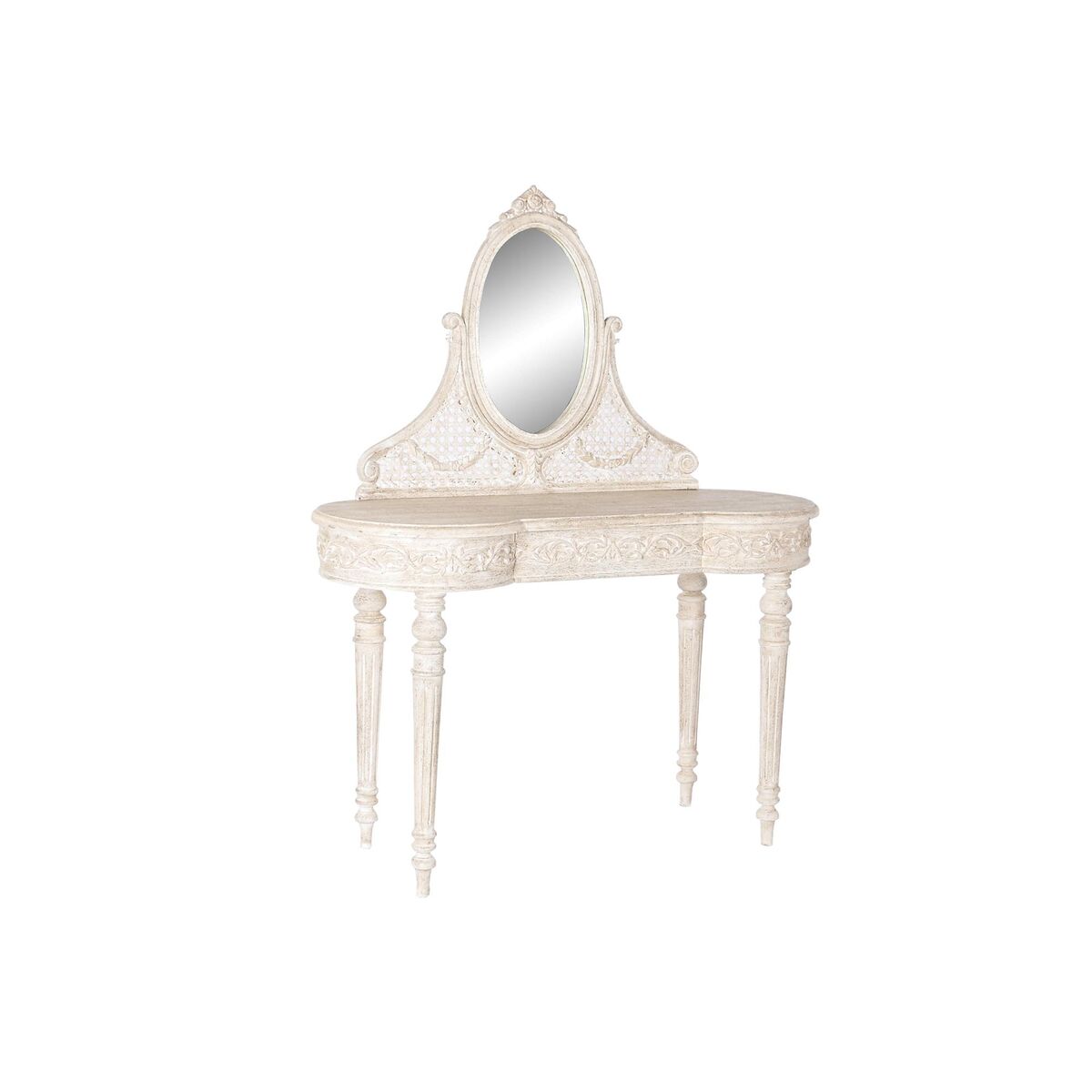 Dresser DKD Home Decor Beige White Mango wood MDF Wood (114 x 44 x 141 cm)
