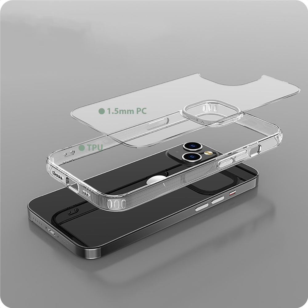 Tech-protect Flexair Hybrid Apple iPhone 15 Pro Max Clear