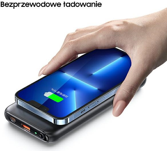 USAMS Powerbank PB62 10000mAh 20W QC3.0+PD Magnetic Wireless Fast Charge nebieski/blue 10KCD17104 (US-CD171)