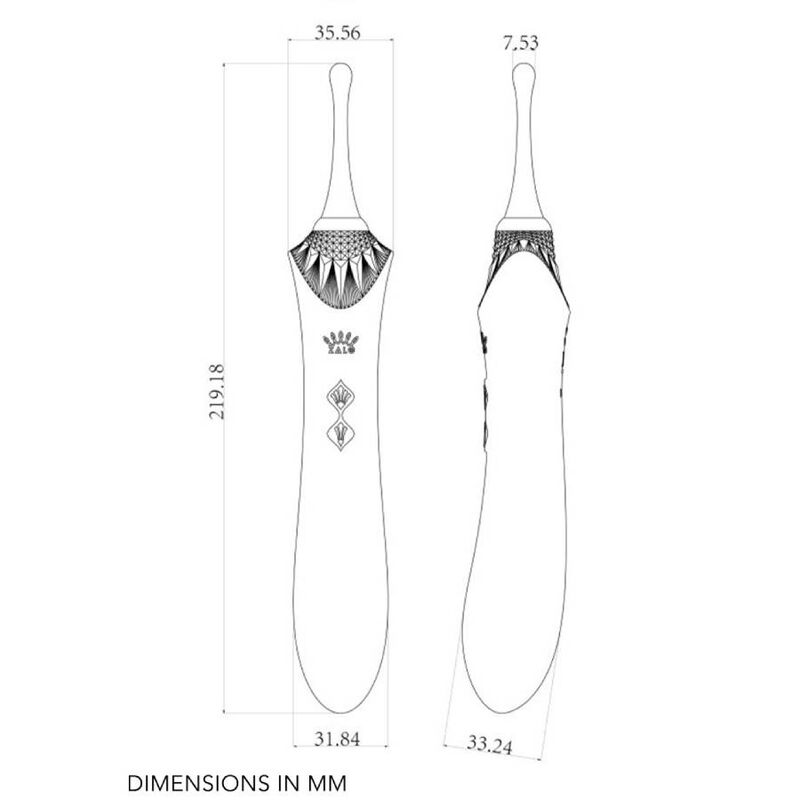 ZALO - BESS 2 CLITORAL MASSAGER BLACK ZALO - BESS 2 CLITORAL MASSAGER BLACK