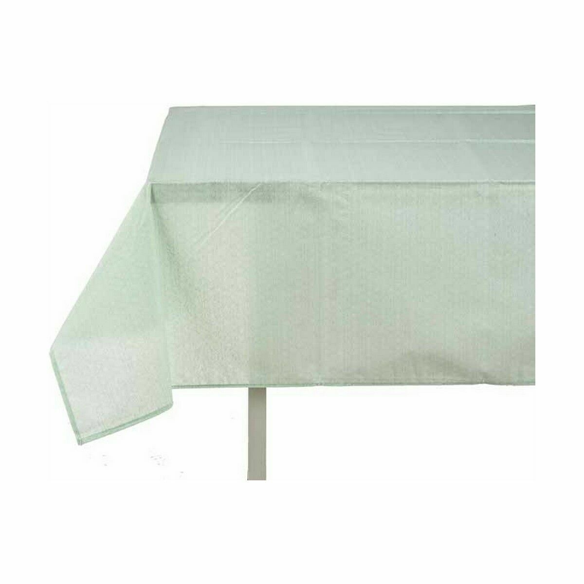 Tablecloth Thin canvas Anti-stain Light Green Star 140 x 180 cm (6 Units)