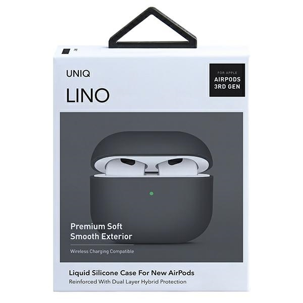UNIQ Lino Apple AirPods 3 Silicone ash grey