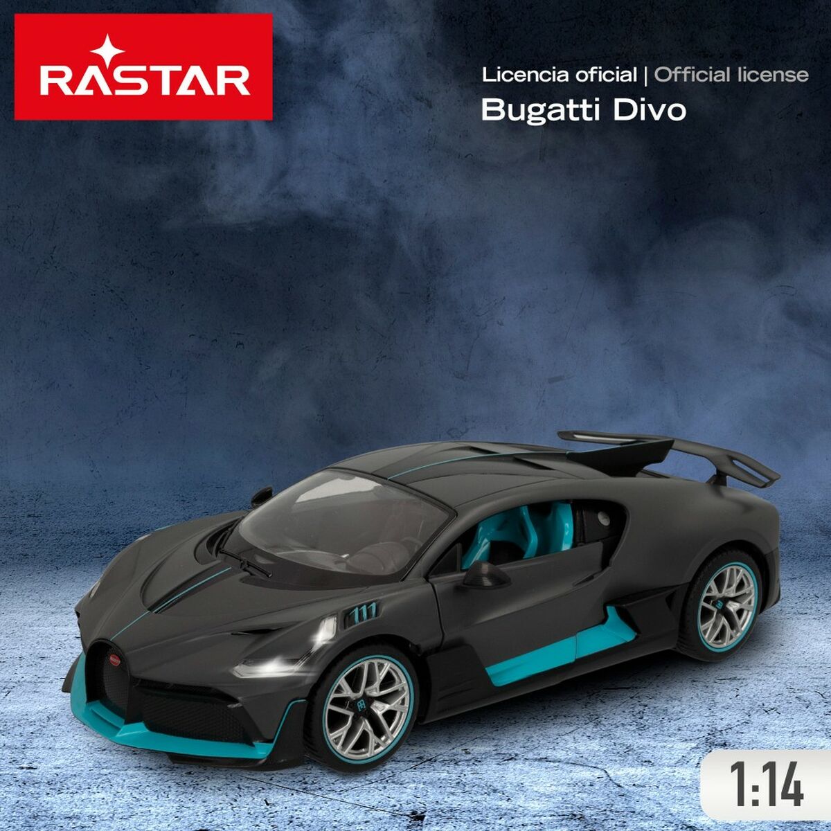Remote-Controlled Car Bugatti Divo Dark grey 1:14 (2 Units)