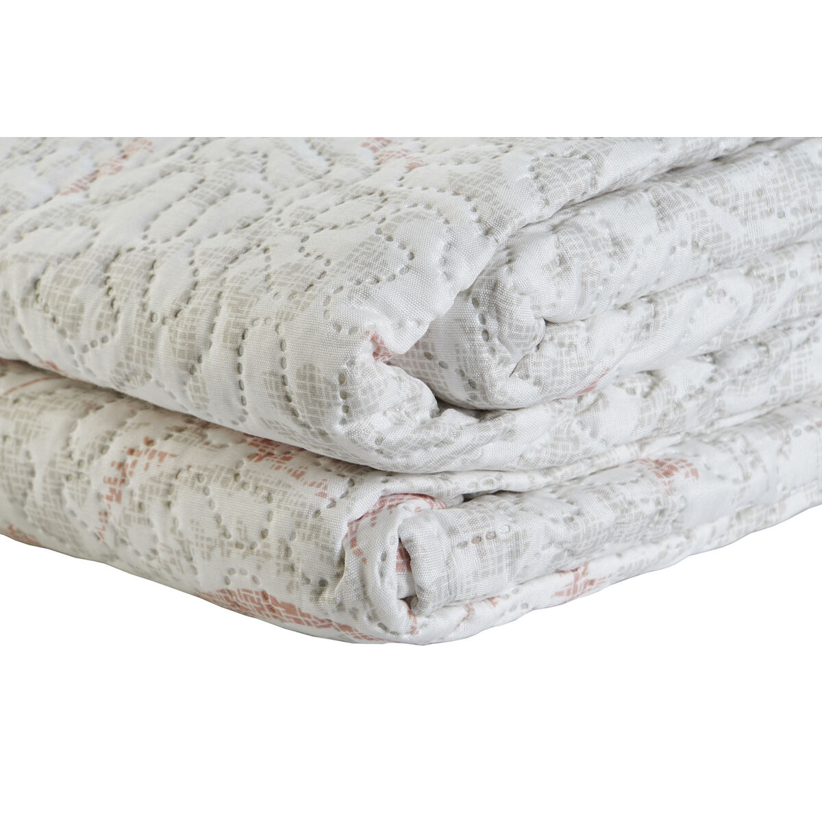 Bedspread (quilt) DKD Home Decor Brown Beige Super king 270 x 270 x 1 cm