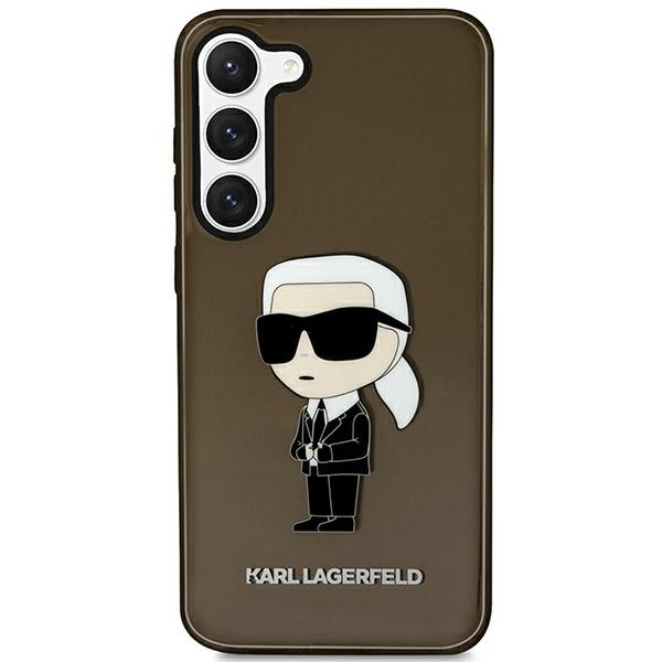 Karl Lagerfeld KLHCS23MHNIKTCK Samsung Galaxy S23+ Plus black hardcase Ikonik Karl Lagerfeld