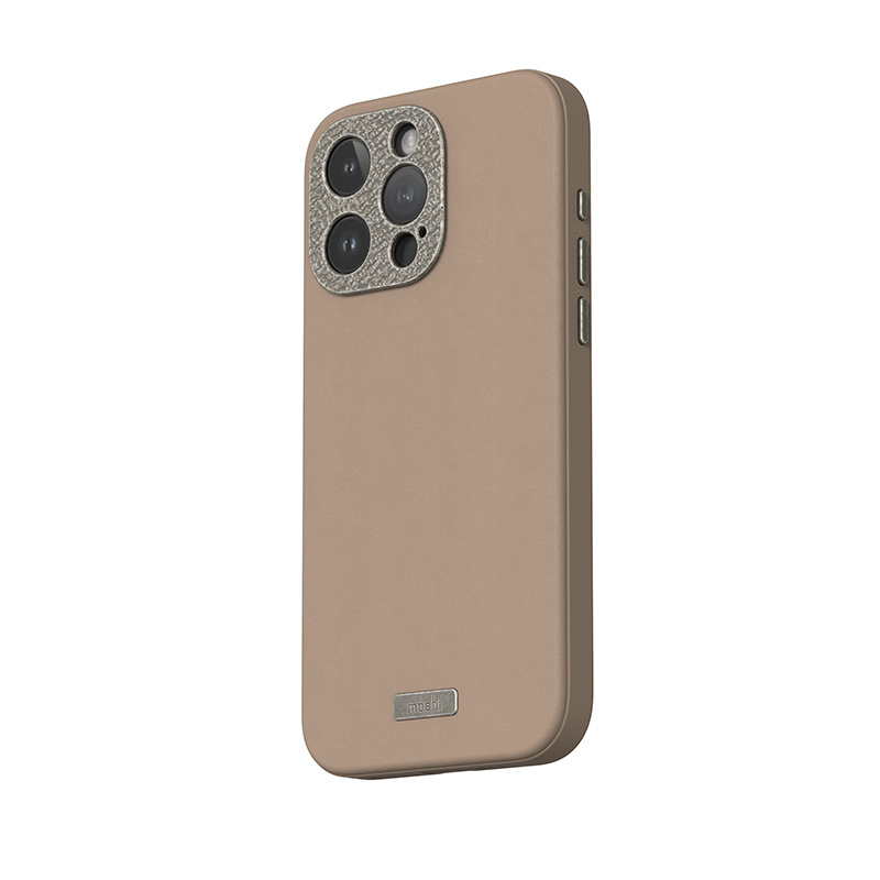 Moshi Napa MagSafe Apple iPhone 15 Plus (Woodsmoke Brown)