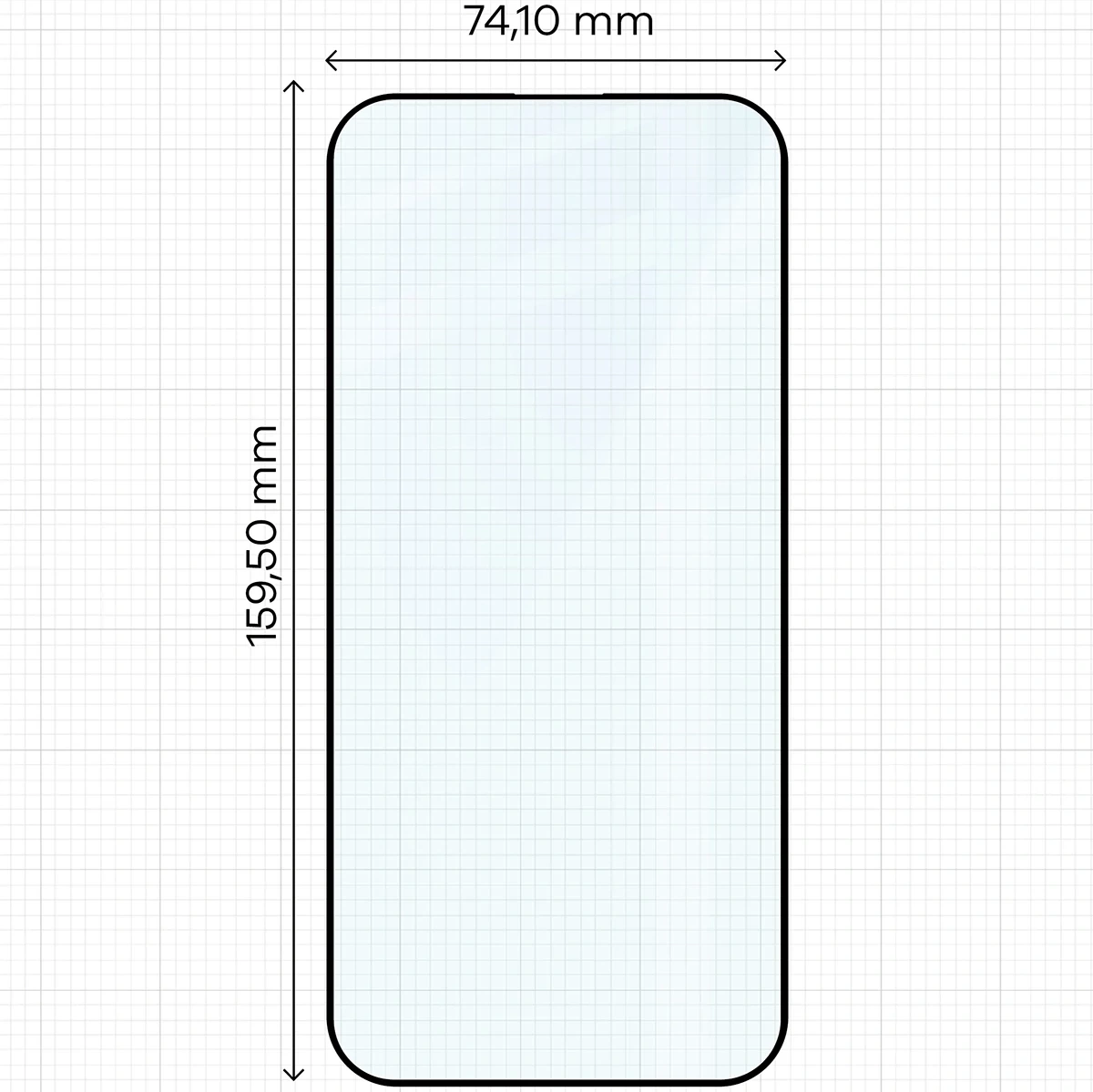 Szkło hartowane Bizon Glass Edge Duo do Apple iPhone 16 Pro Max czarna ramka [2 PACK]