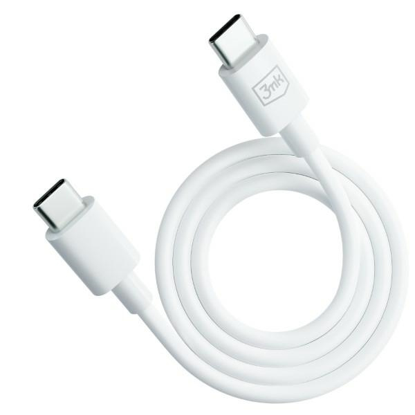 3MK cable Hyper USB-C / USB-C 100W 1.2m white