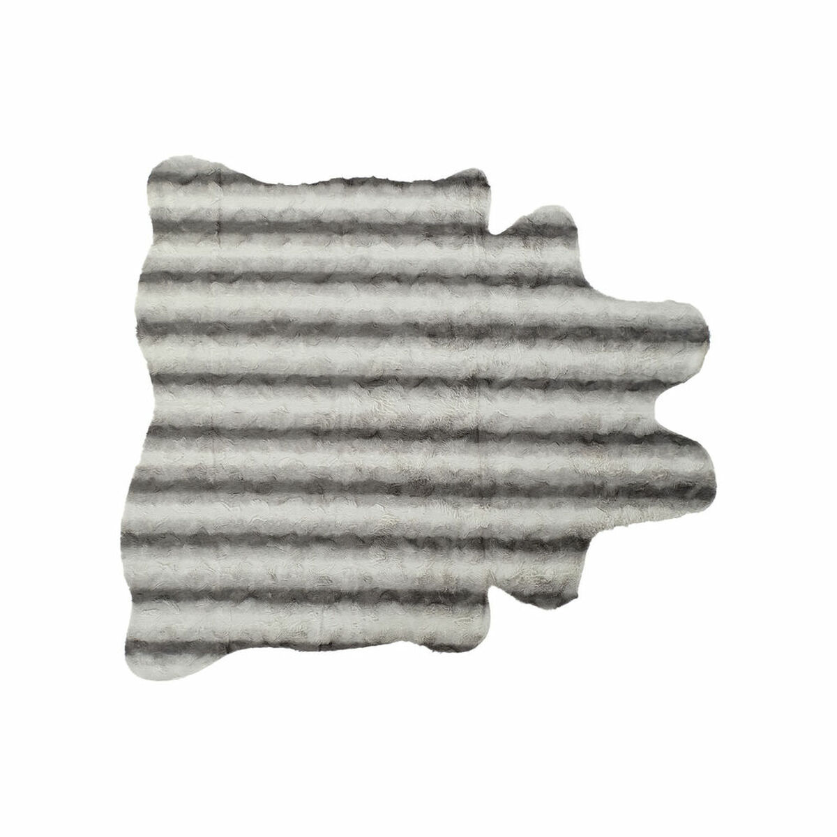 Teppich DKD Home Decor 160 x 150 x 2 cm Grau Polyester Weiß