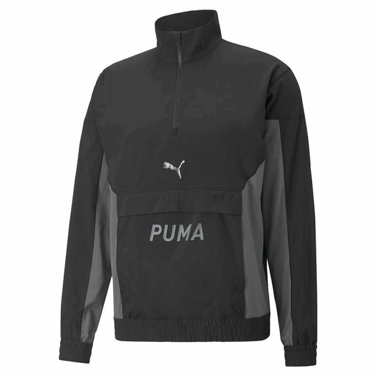 Men's Sports Jacket Puma Fit Woven Black Men's Sports Jacket Puma Fit Woven Black