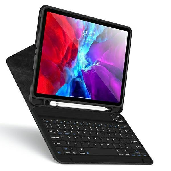 USAMS Winro Keyboard Apple iPad Pro 11 2018/2020/2021/2022 (1, 2, 3, 4 gen) purple cover-white keyboard (US-BH645)