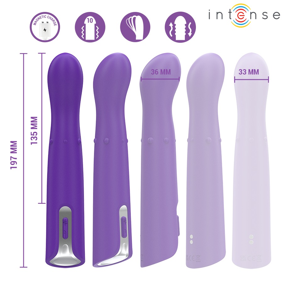 INTENSE - HELENA BEADS UP & DOWN WIGGLE VIBRATOR 13.5 CM