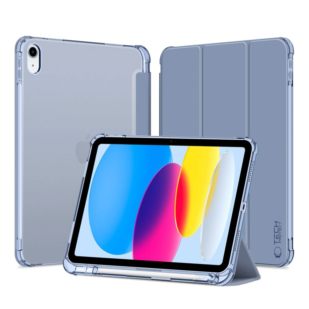Tech-Protect SmartCase Pen Hybrid Apple iPad 10.9 2022 10 gen Crystal Blue