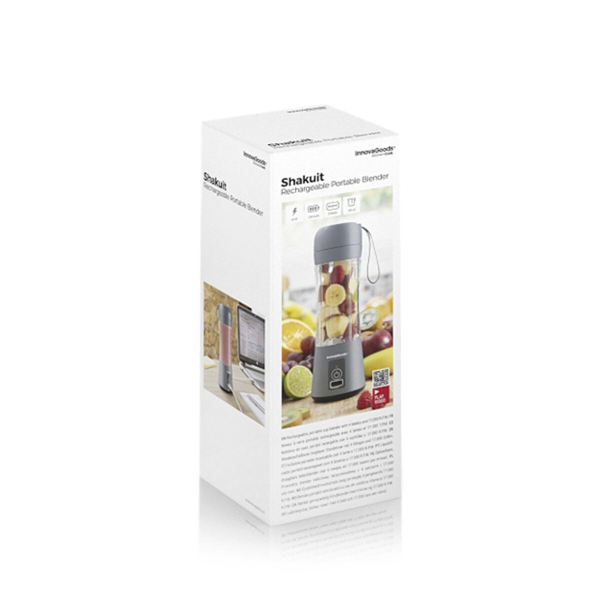 Portable Rechargeable Cup Blender Shakuit InnovaGoods 8435527817831