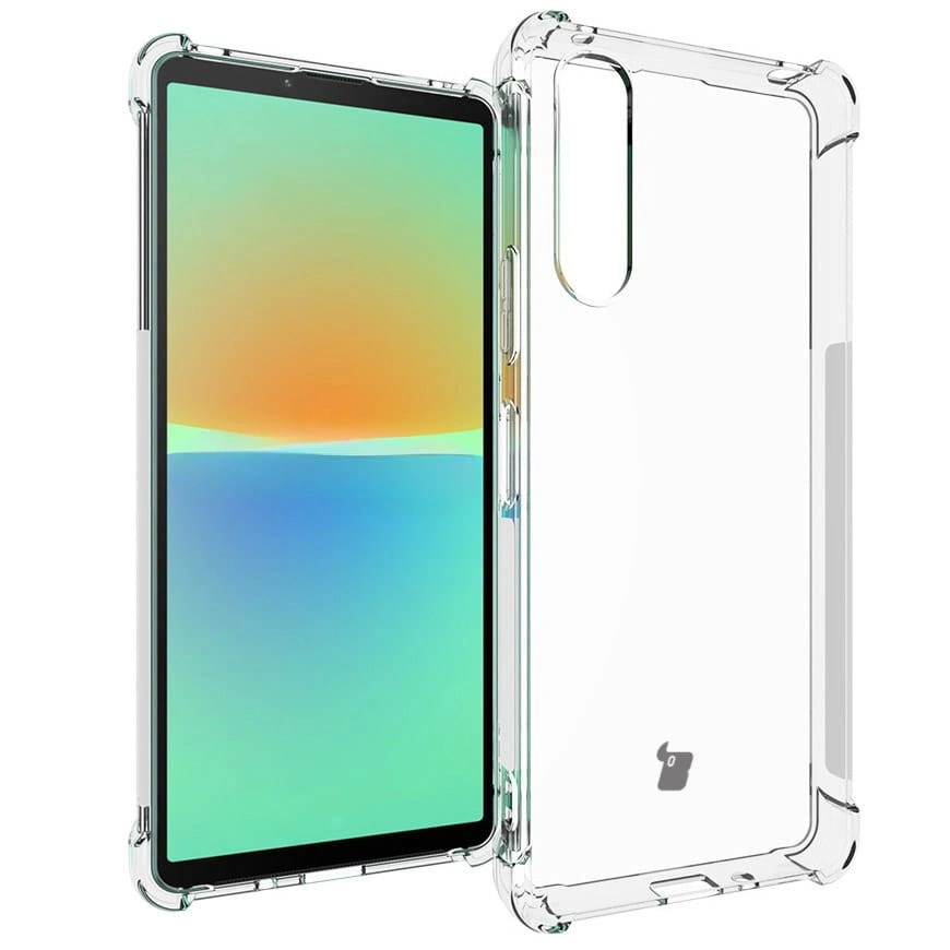 Bizon Case Clear Pack case + 2x screen glass Sony Xperia 10 V clear