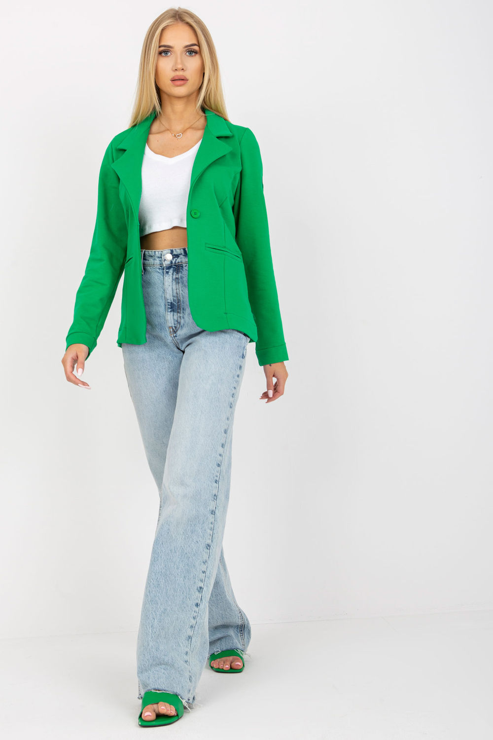  Jacket model 171267 Och Bella  green