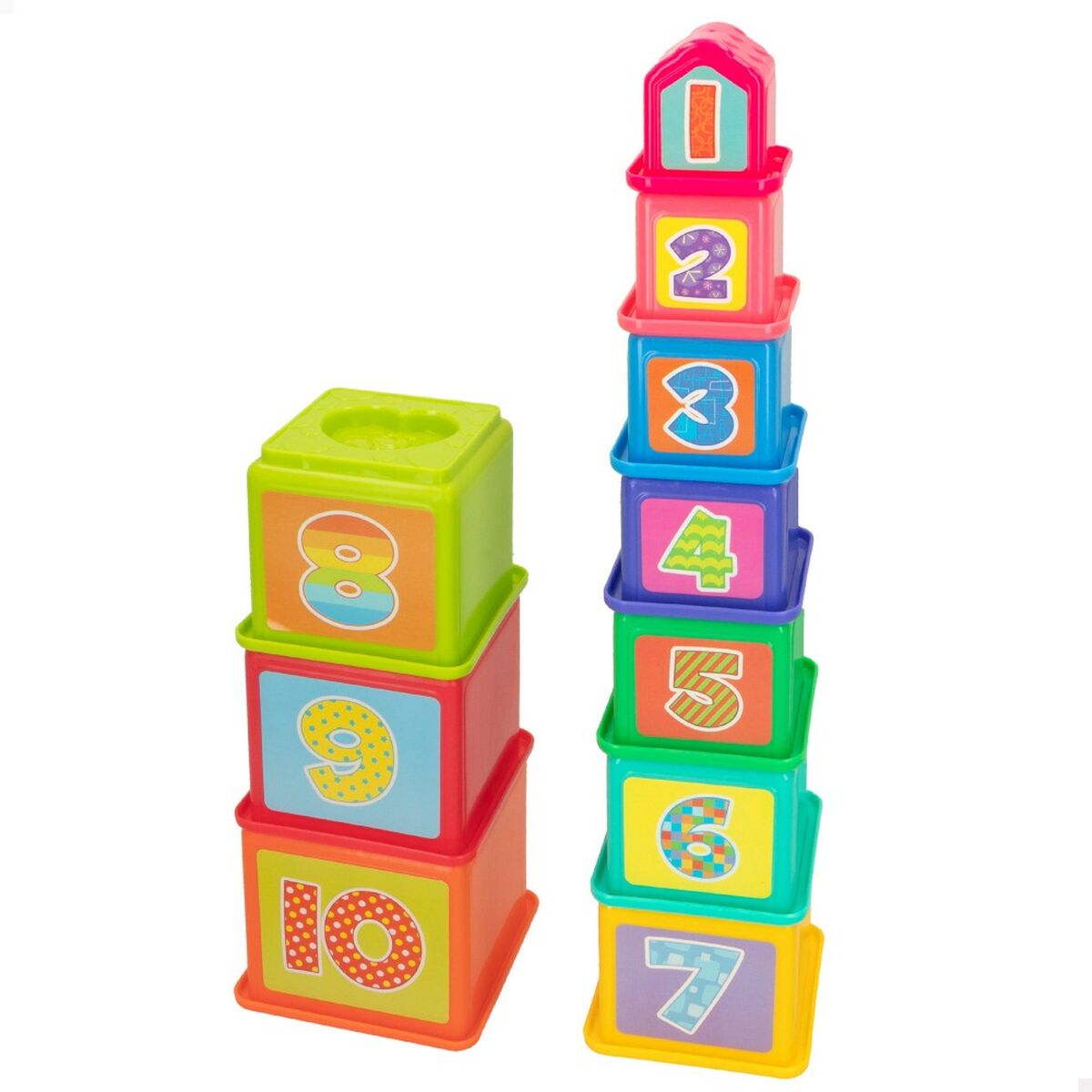 Klocki Segmentowe PlayGo 10,2 x 50,8 x 10,2 cm 4 Sztuk