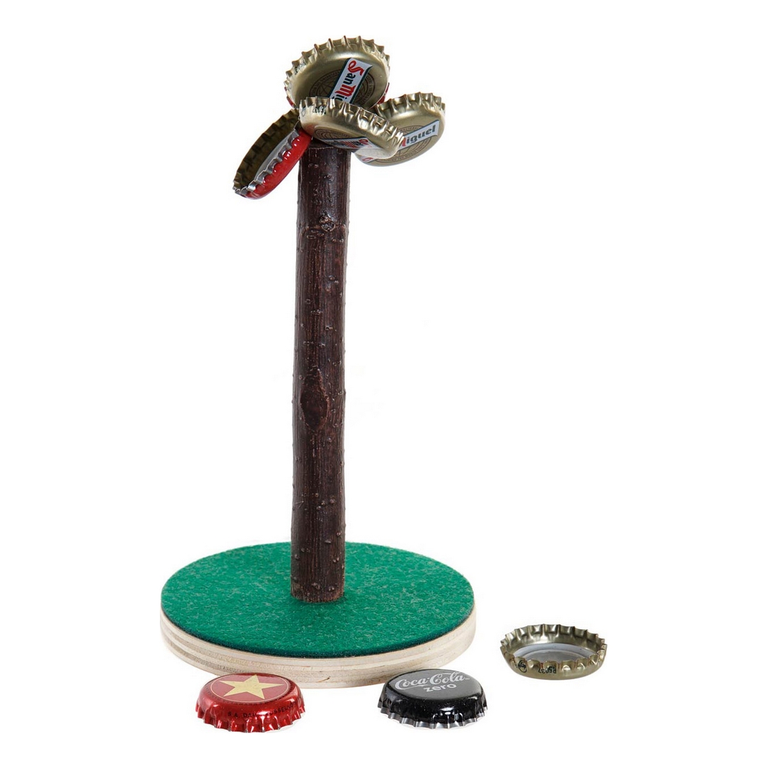 Wooden Game DKD Home Decor 9,5 x 9,5 x 15,5 cm Brown Green polypropylene