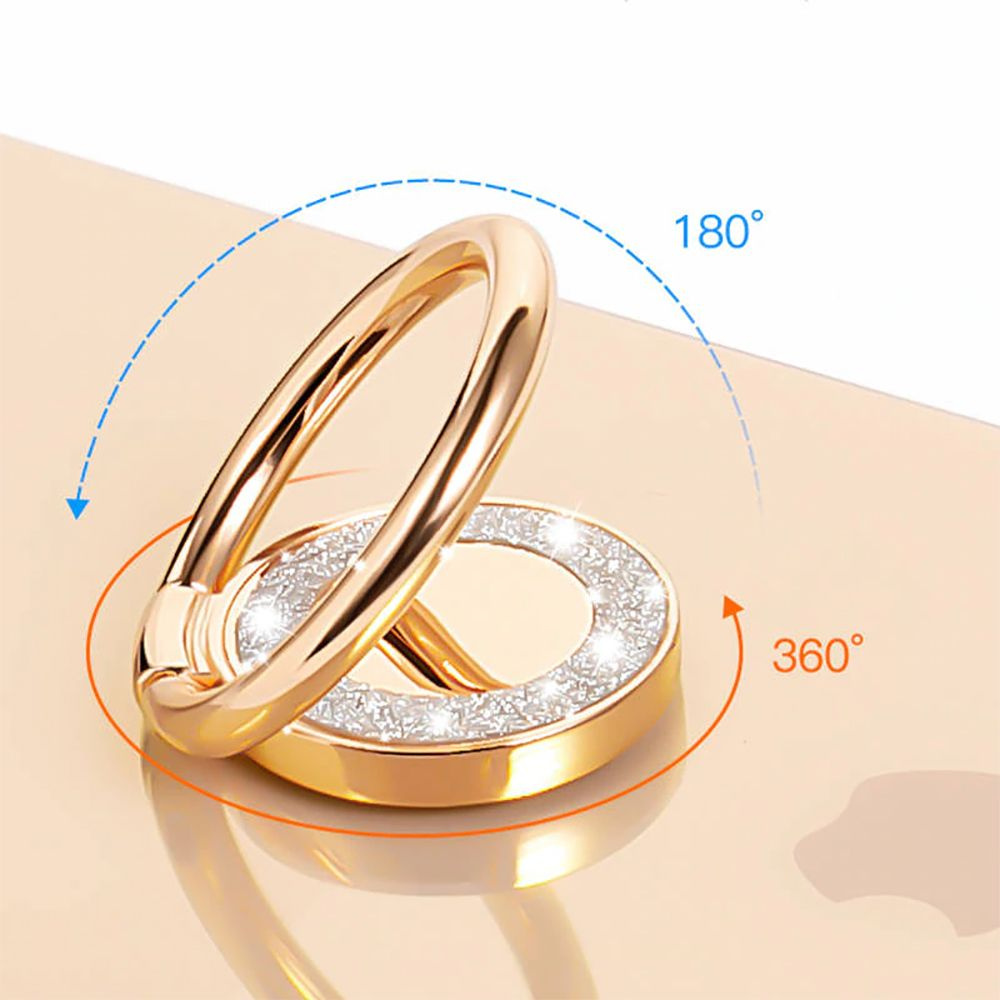 Tech-protect Magnetic Phone Ring Glitter Rose