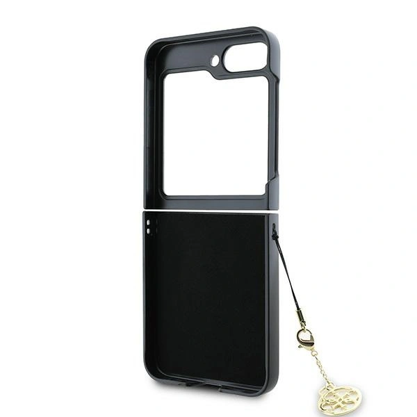 Case Guess GUHCZF6GF4GGR Samsung Galaxy Z Flip6 4G Charm black/black