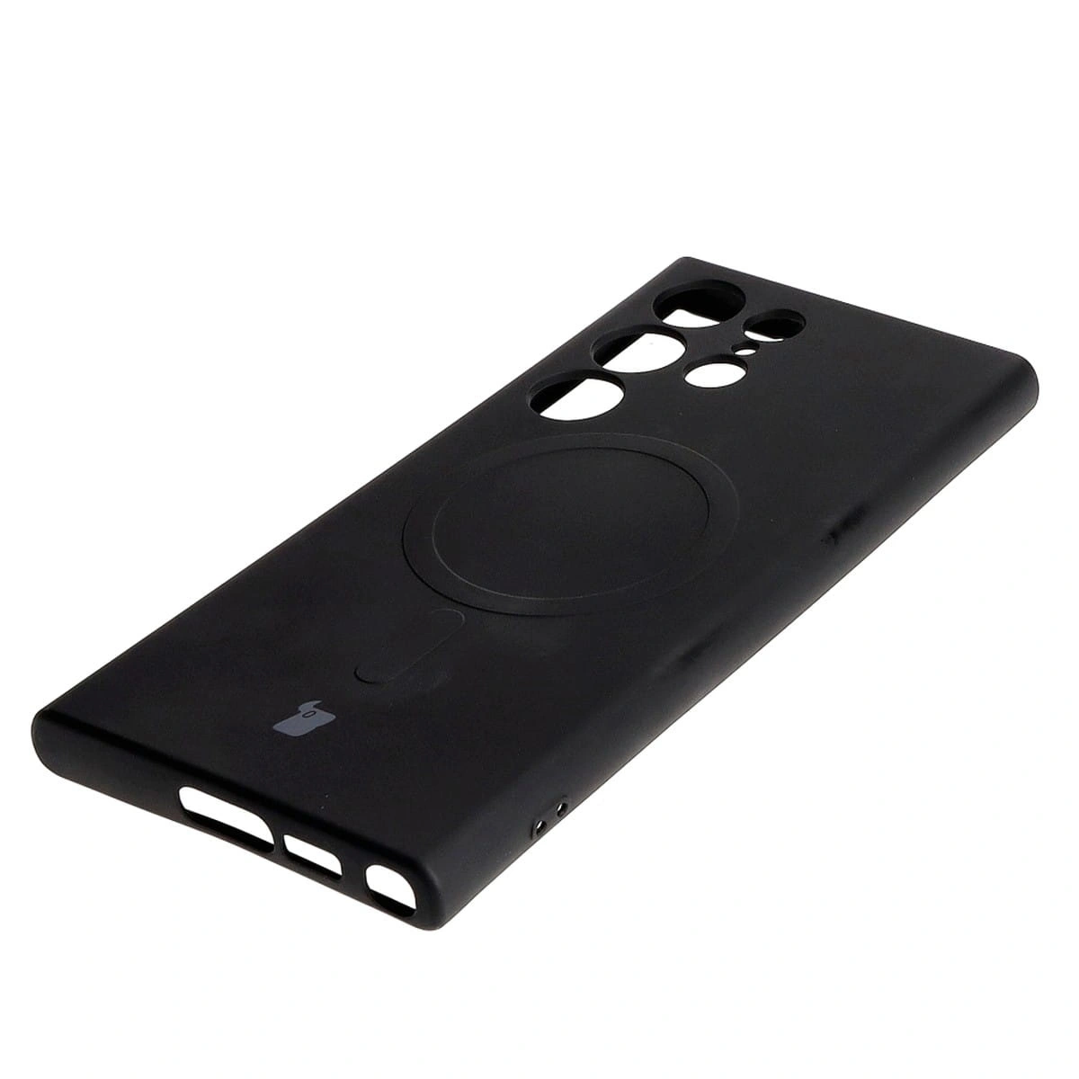 Bizon Case Silicone Magnetic Samsung Galaxy S23 Ultra black