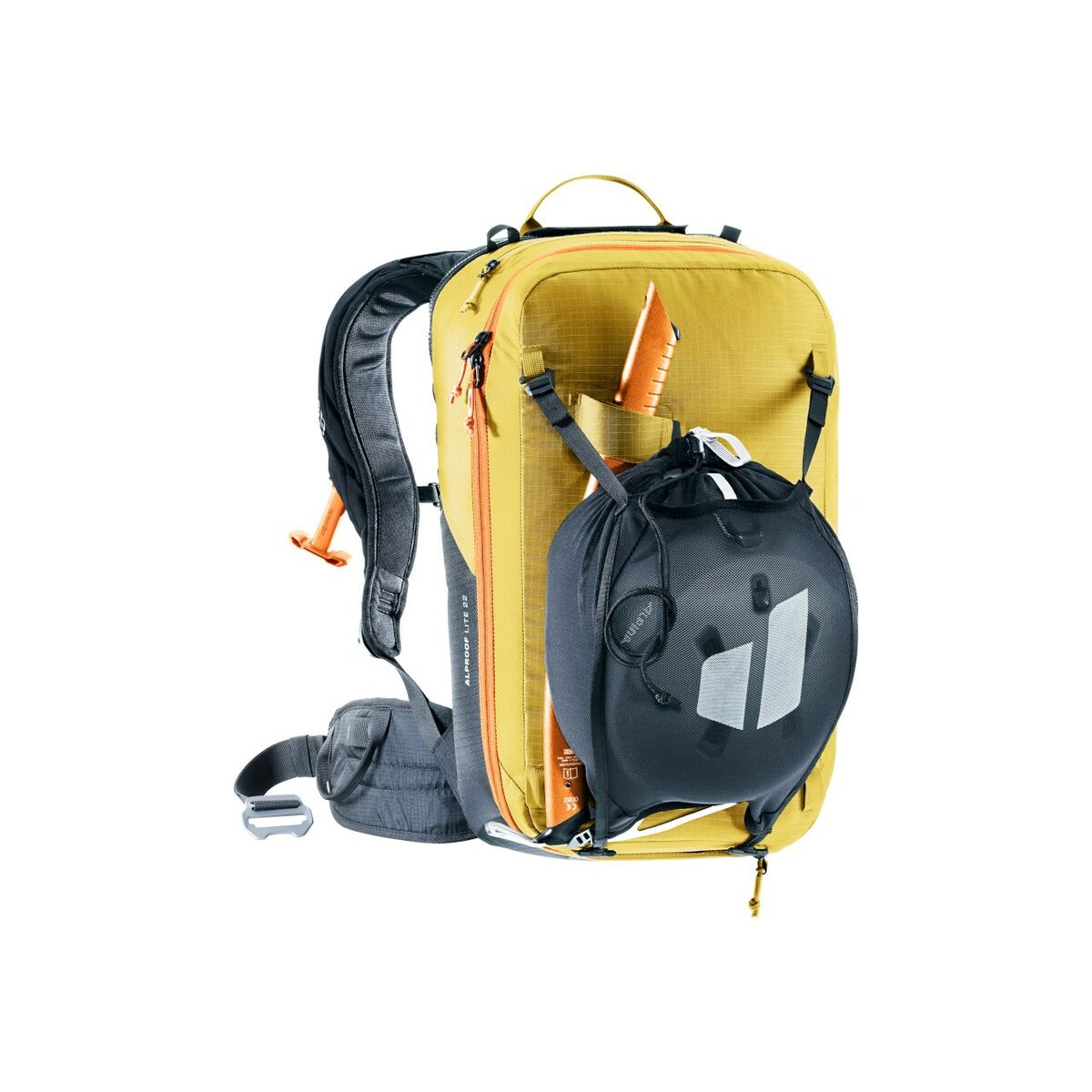 Mountain Backpack Deuter Alproof Lite 22 Yellow Grey Orange 22 L Mountain Backpack Deuter Alproof Lite 22 Yellow Grey Orange 22 L