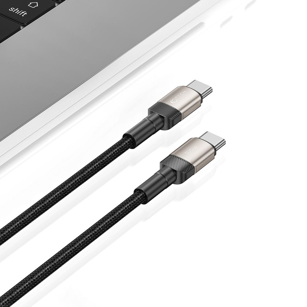Tech-Protect Ultraboost Evo cable USB-C / USB-C PD 100W 5A 200cm Titanium