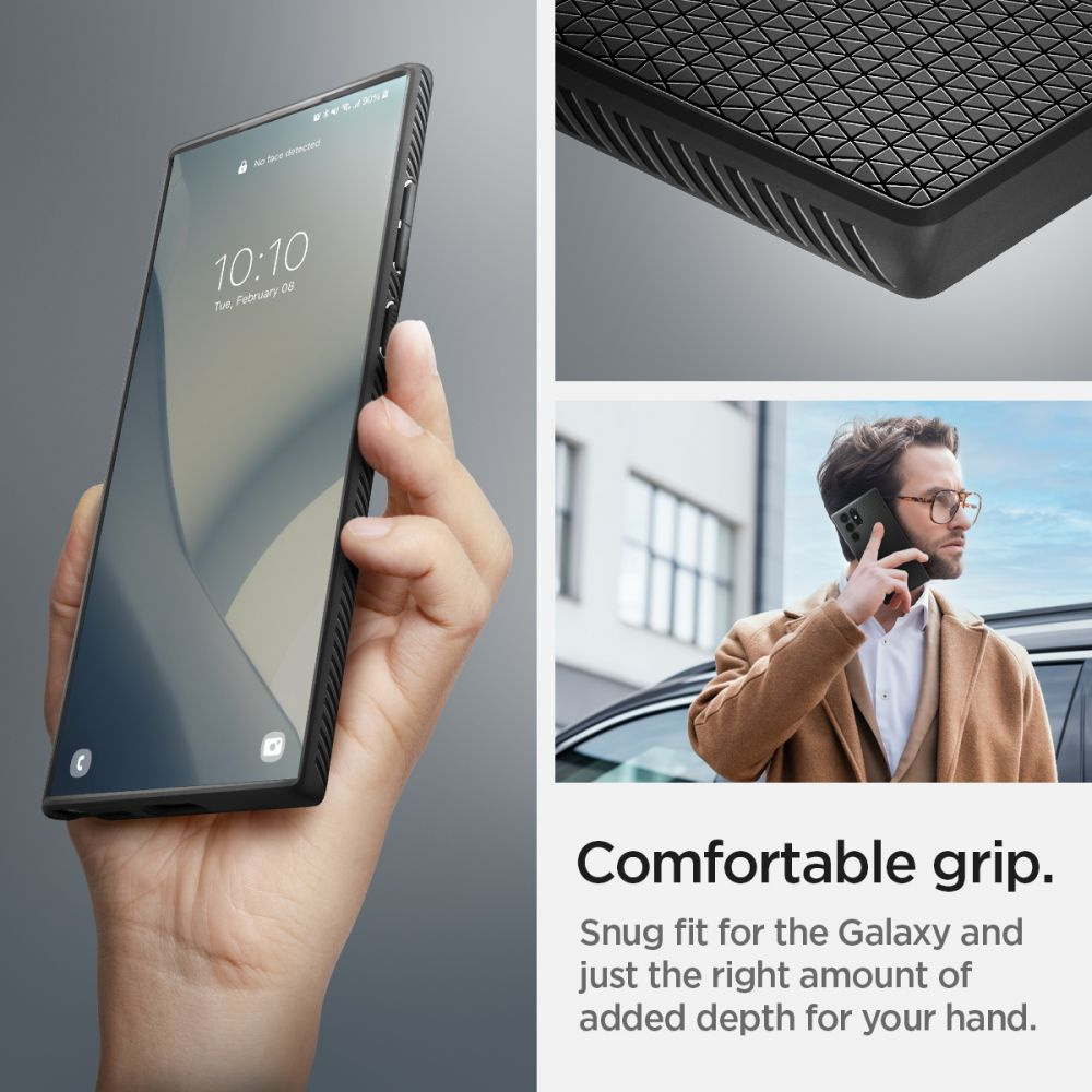 Etui Spigen Liquid Air Samsung Galaxy S22 Ultra Matte Black