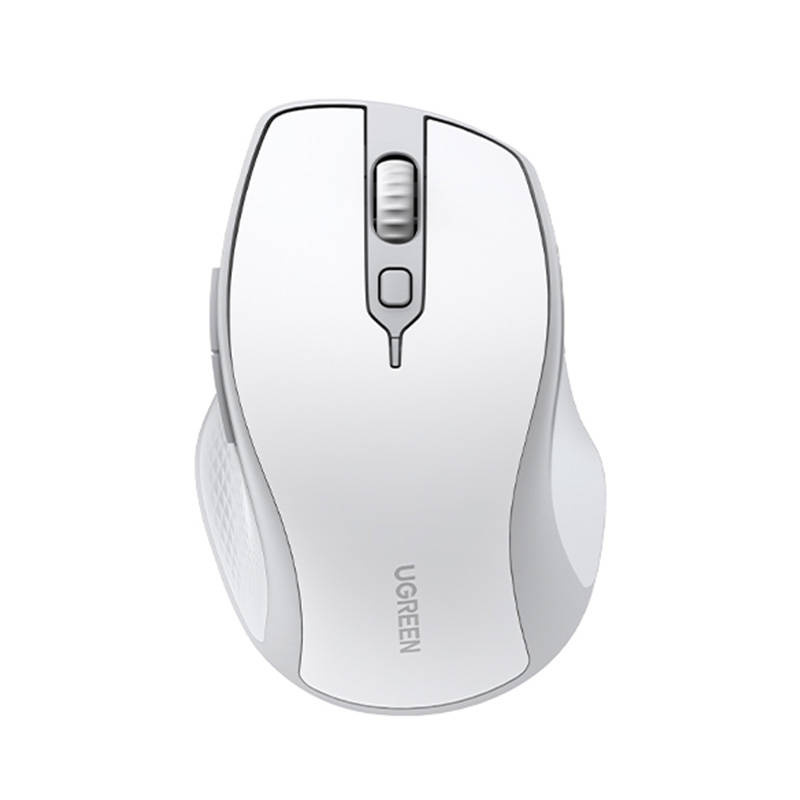 Wireless mouse UGREEN MU101 2.4G/BT (white)