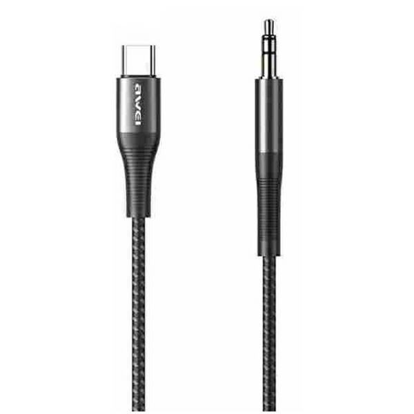 AWEI Adapter CL-116T USB-C/Jack 3.5 black