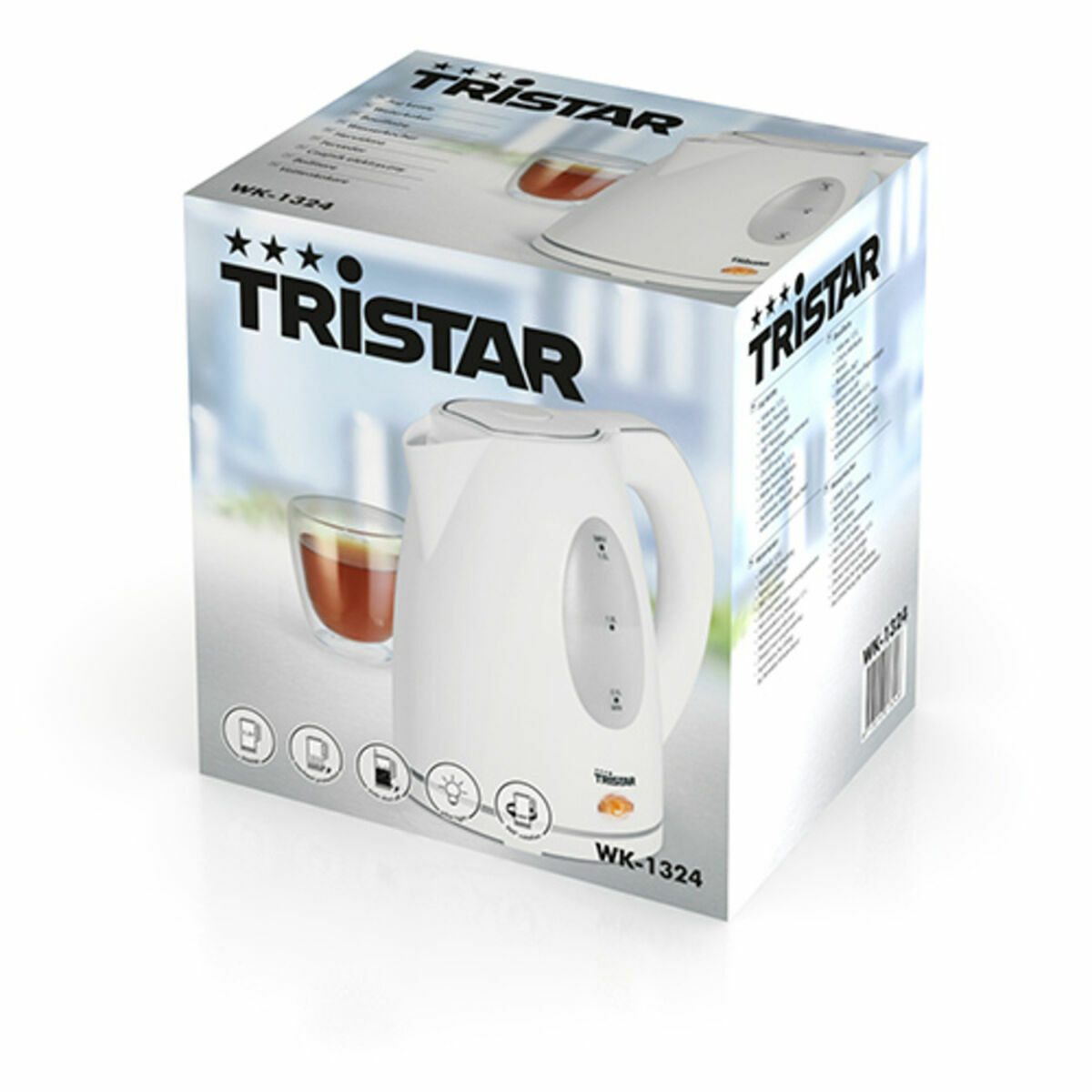 Egg boiler Tristar WK-1324 Hervidora White Plastic 2000 W 1,5 L