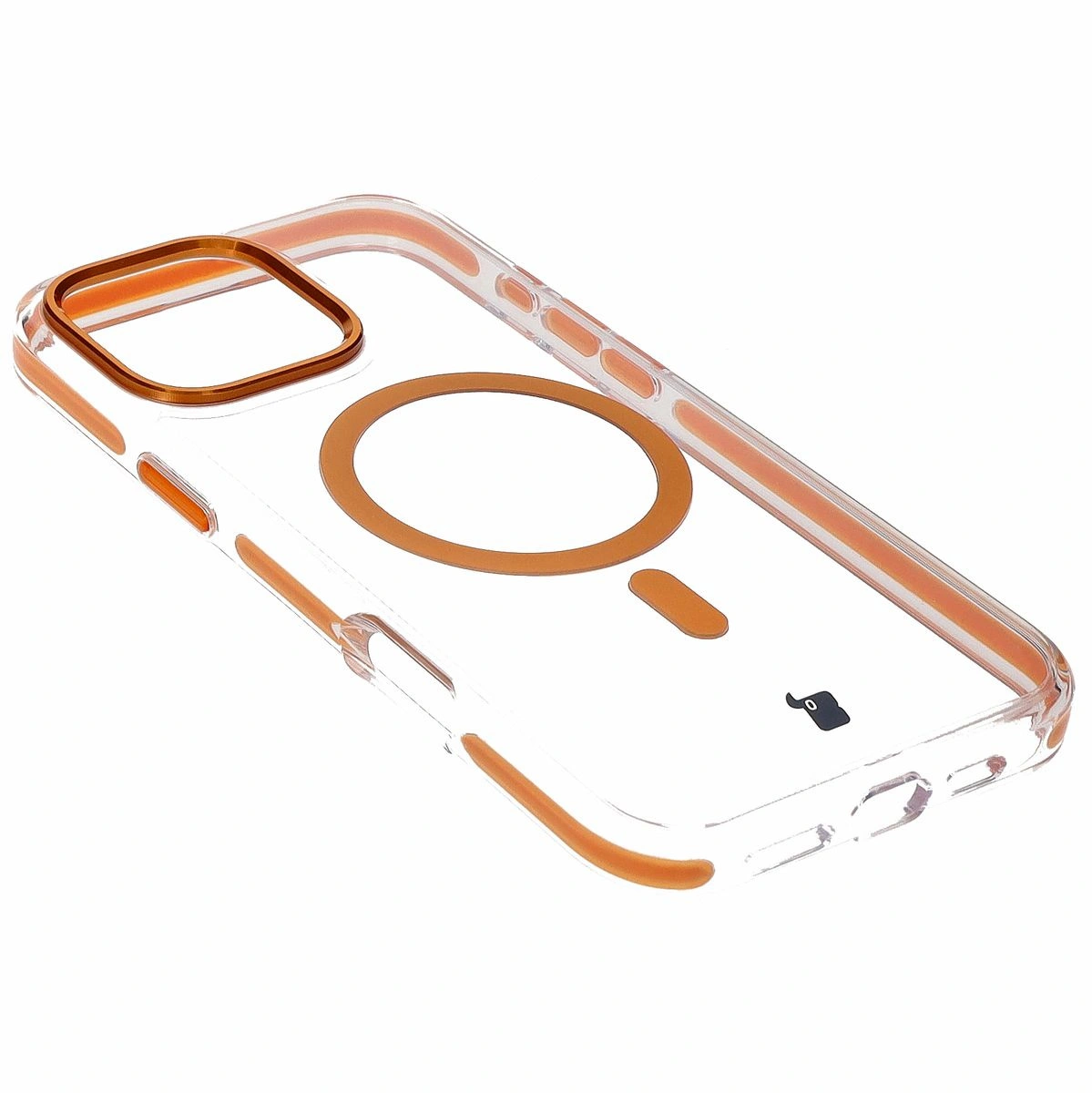 Bizon Case Marco Apple iPhone 16 Pro Max clear with orange frame