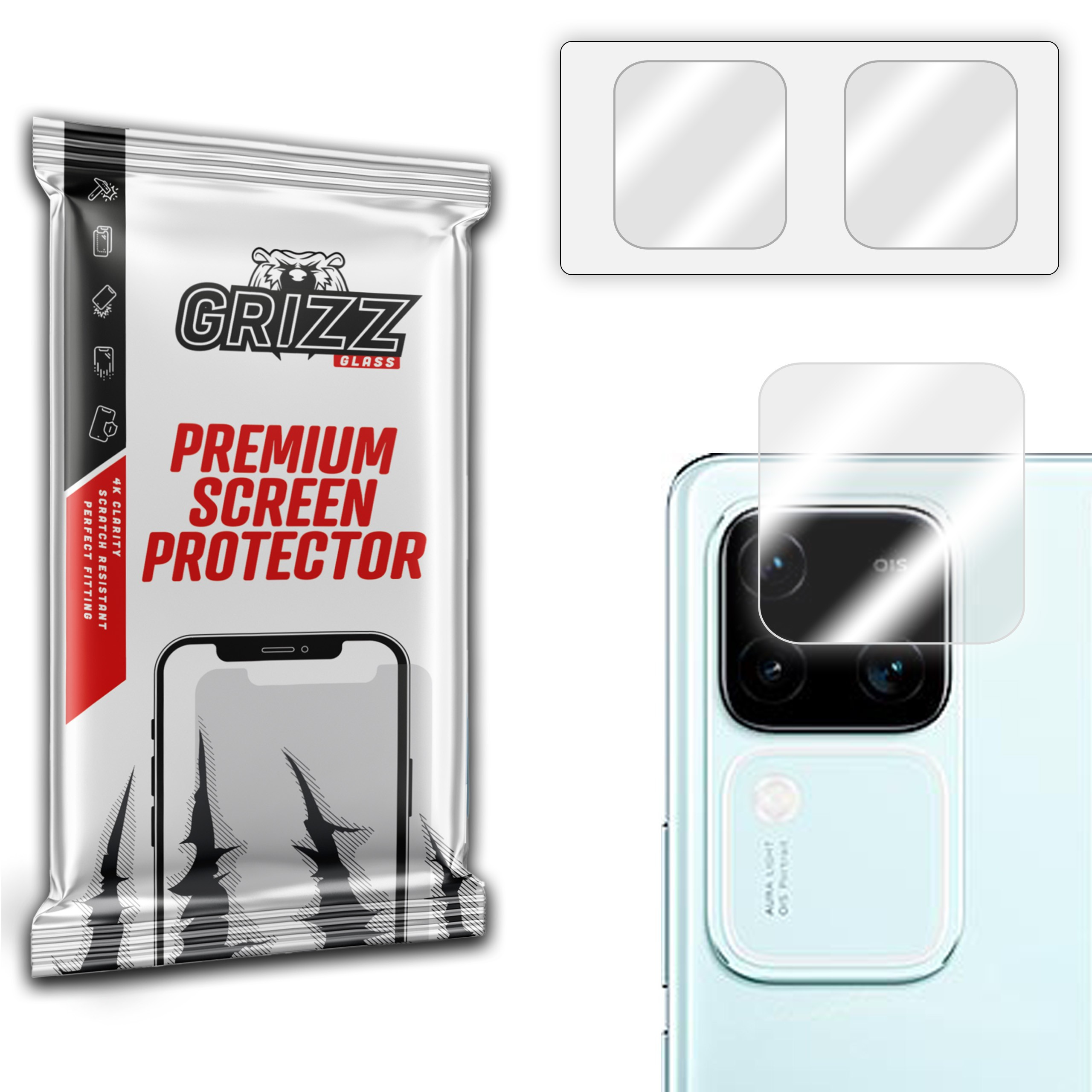 GrizzGlass HybridGlass Camera Vivo V30