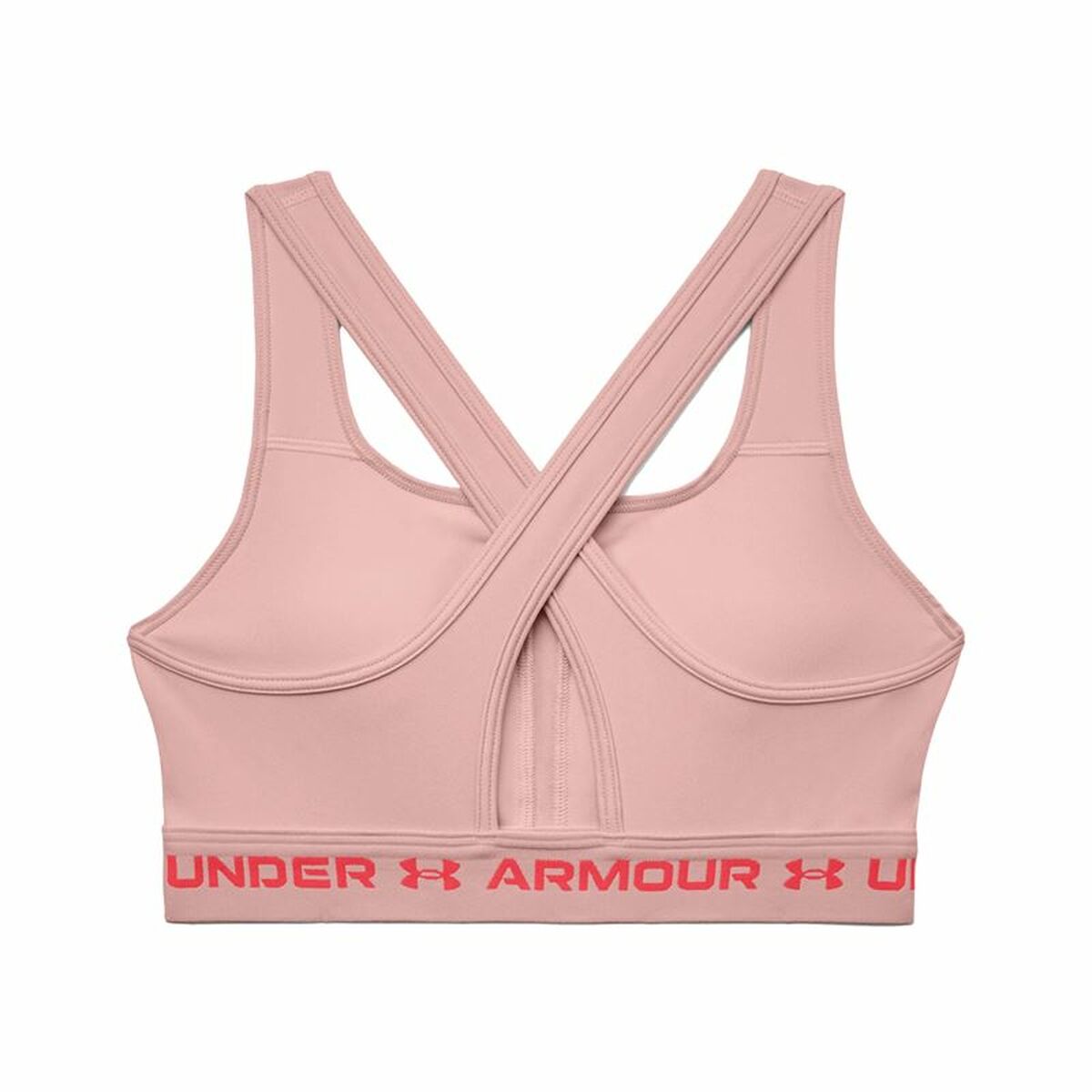 Sports Bra Under Armour  Crossback Mid Pink