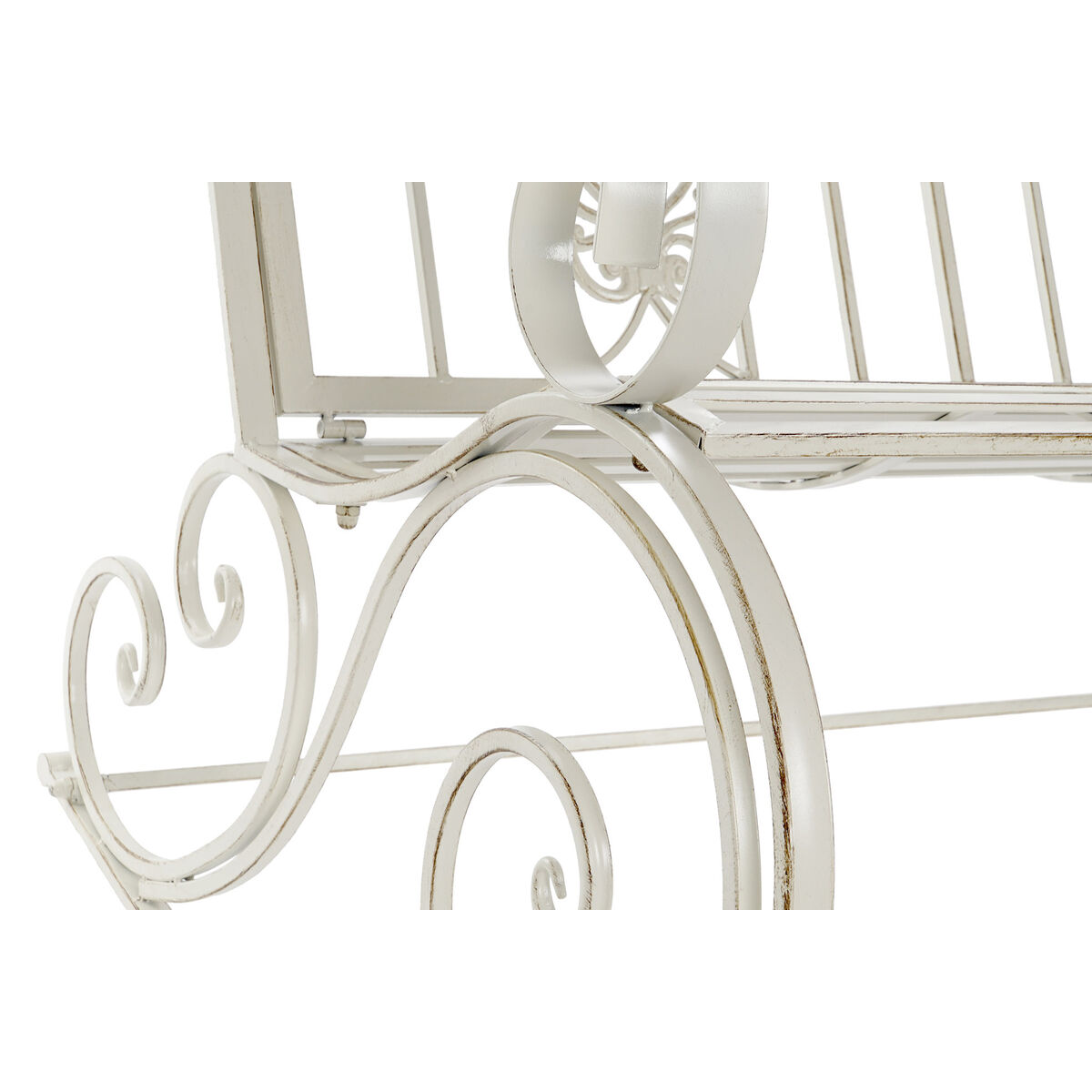 Rocking Chair DKD Home Decor Metal Aluminium White (118 x 90 x 92 cm)