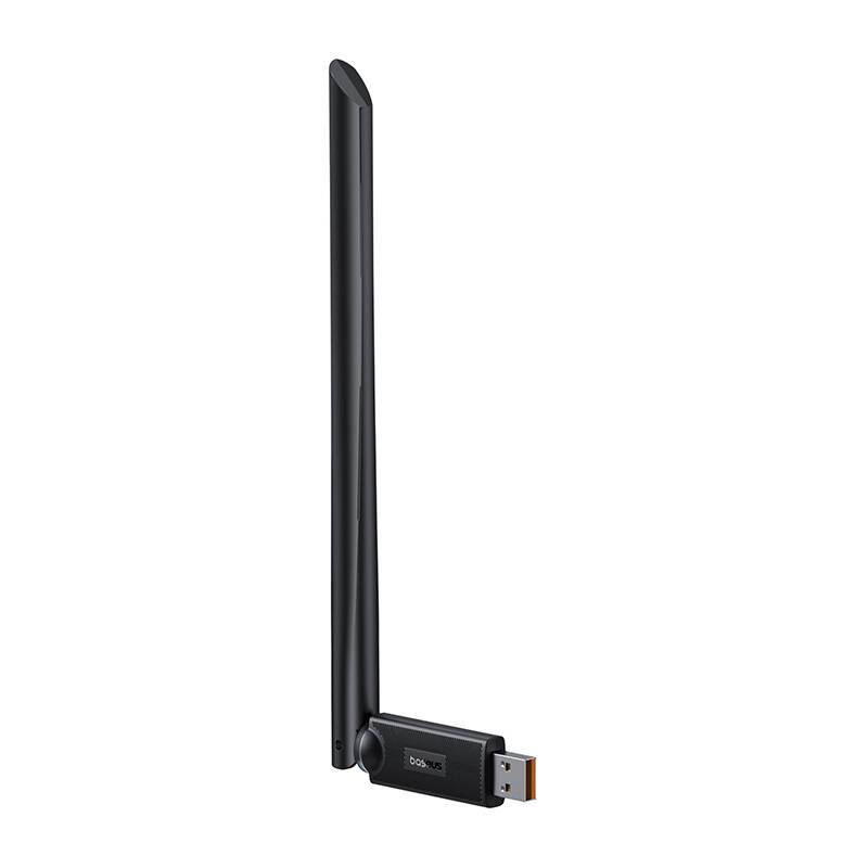 Baseus FastJoy 300Mbps WiFi adapter with antenna black