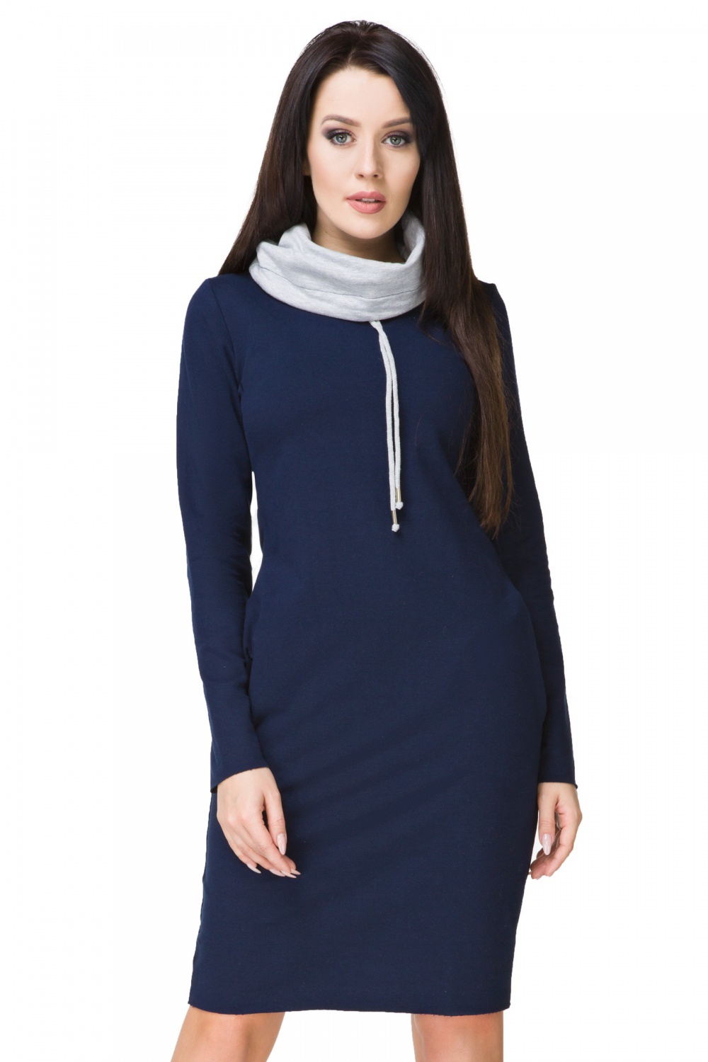 Alltagskleid model 93562 Tessita marineblau Damen