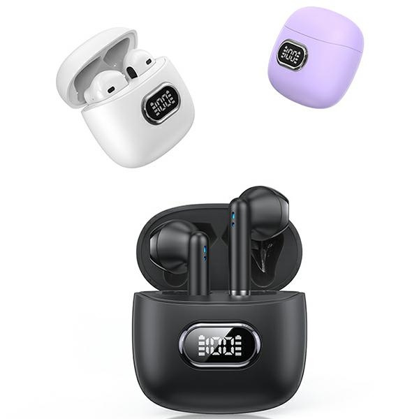 USAMS Bluetooth 5.3 IA II series TWS Earphones purple (USAMS-IAII15)