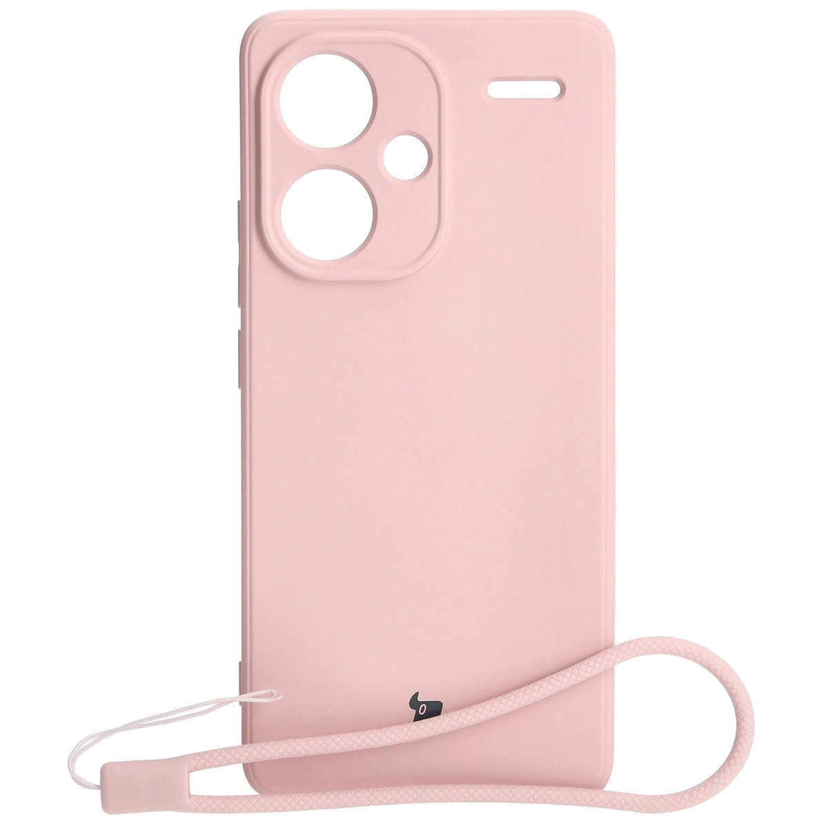 Bizon Case Silicone Sq Xiaomi Redmi Note 13 Pro+ 5G light pink