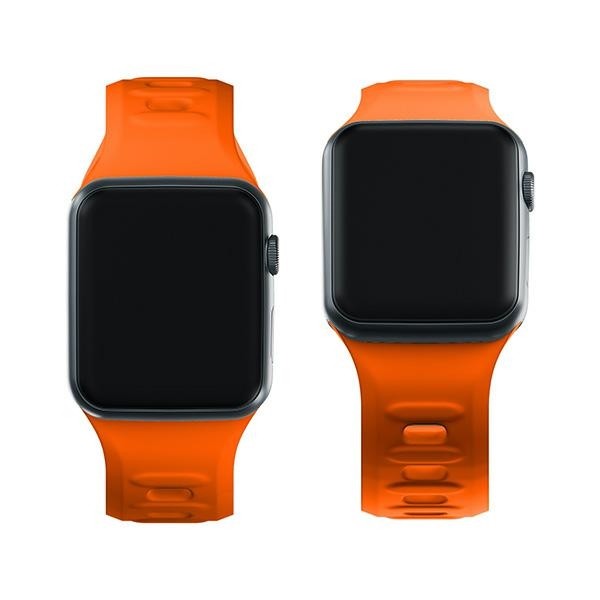 3MK Silicone Watch Strap Apple Watch 4/5/6/7/8/9/SE/Ultra 42/44/45/49mm orange