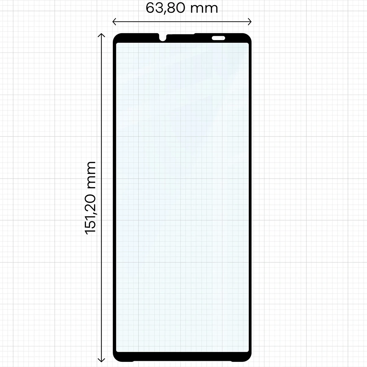 Szkło hartowane Bizon Glass Edge Duo do Sony Xperia 10 VI czarna ramka [2 PACK]