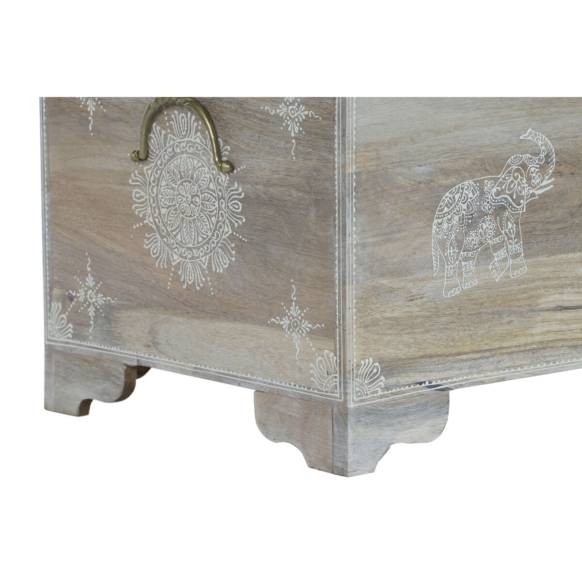 Chest DKD Home Decor 78 x 43 x 45 cm Natural Mango wood MDF Wood