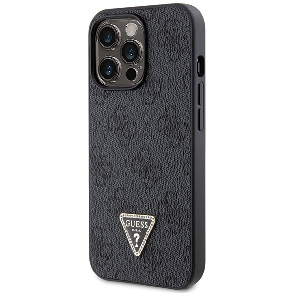 Guess GUHCP13LP4TDSCPK Apple iPhone 13/13 Pro hardcase Crossbody 4G Metal Logo black