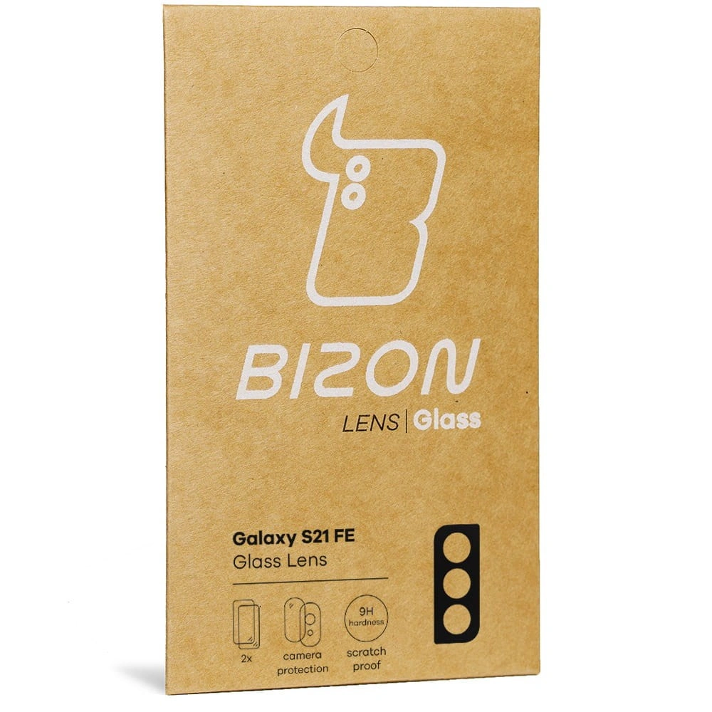 Bizon Glass Lens Samsung Galaxy S21 FE [2 PACK]
