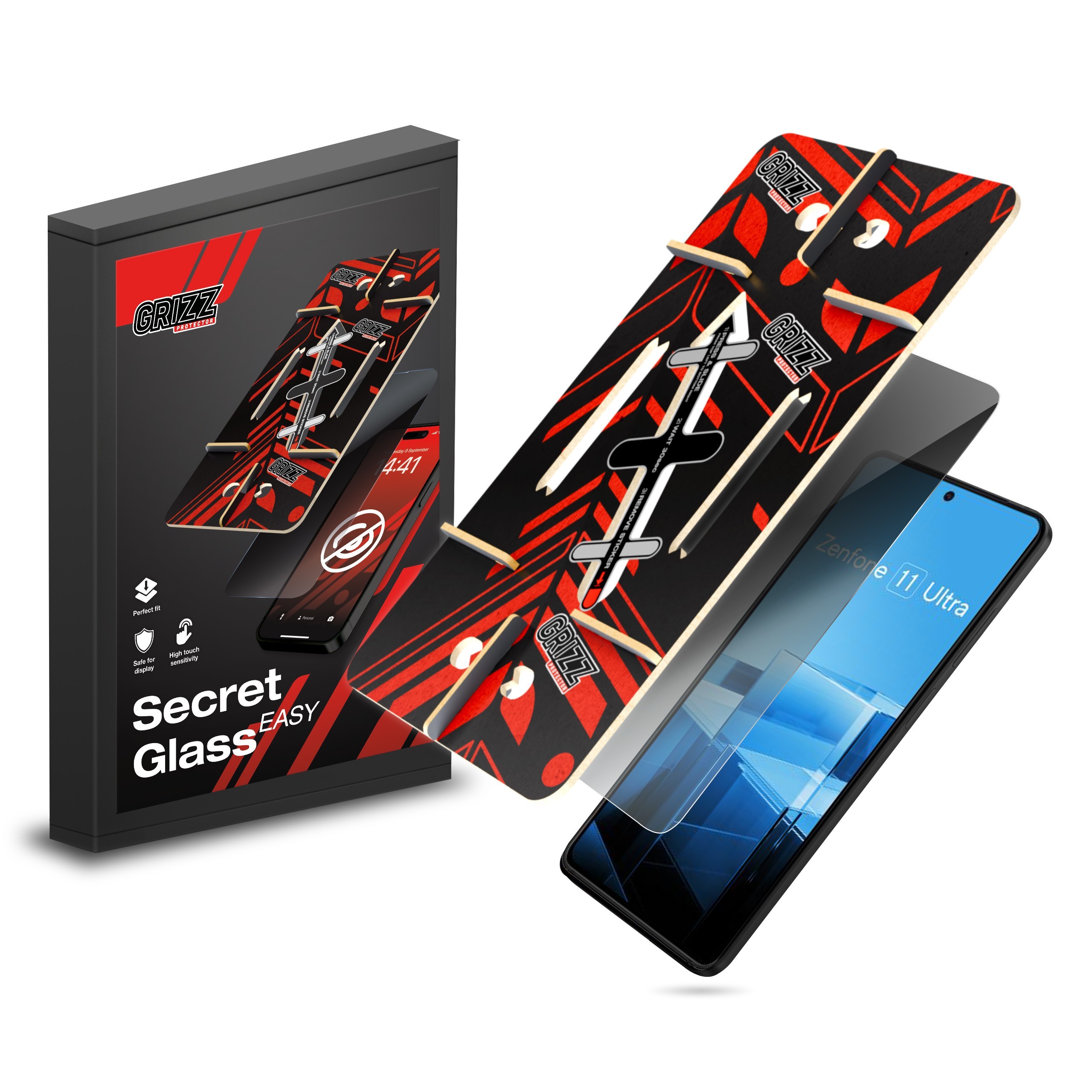 GrizzGlass SecretGlass Easy Asus Zenfone 11 Ultra