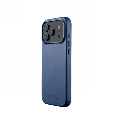 Etui Mujjo Leather Case do Apple iPhone 17 Pro Max MagSafe (monaco blue)