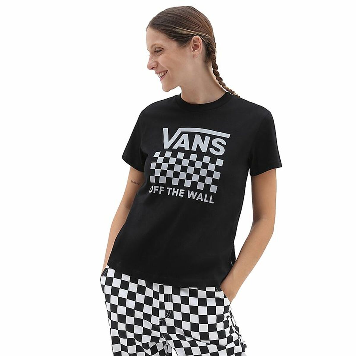 Women’s Short Sleeve T-Shirt Vans  Lock Box  Multicolour