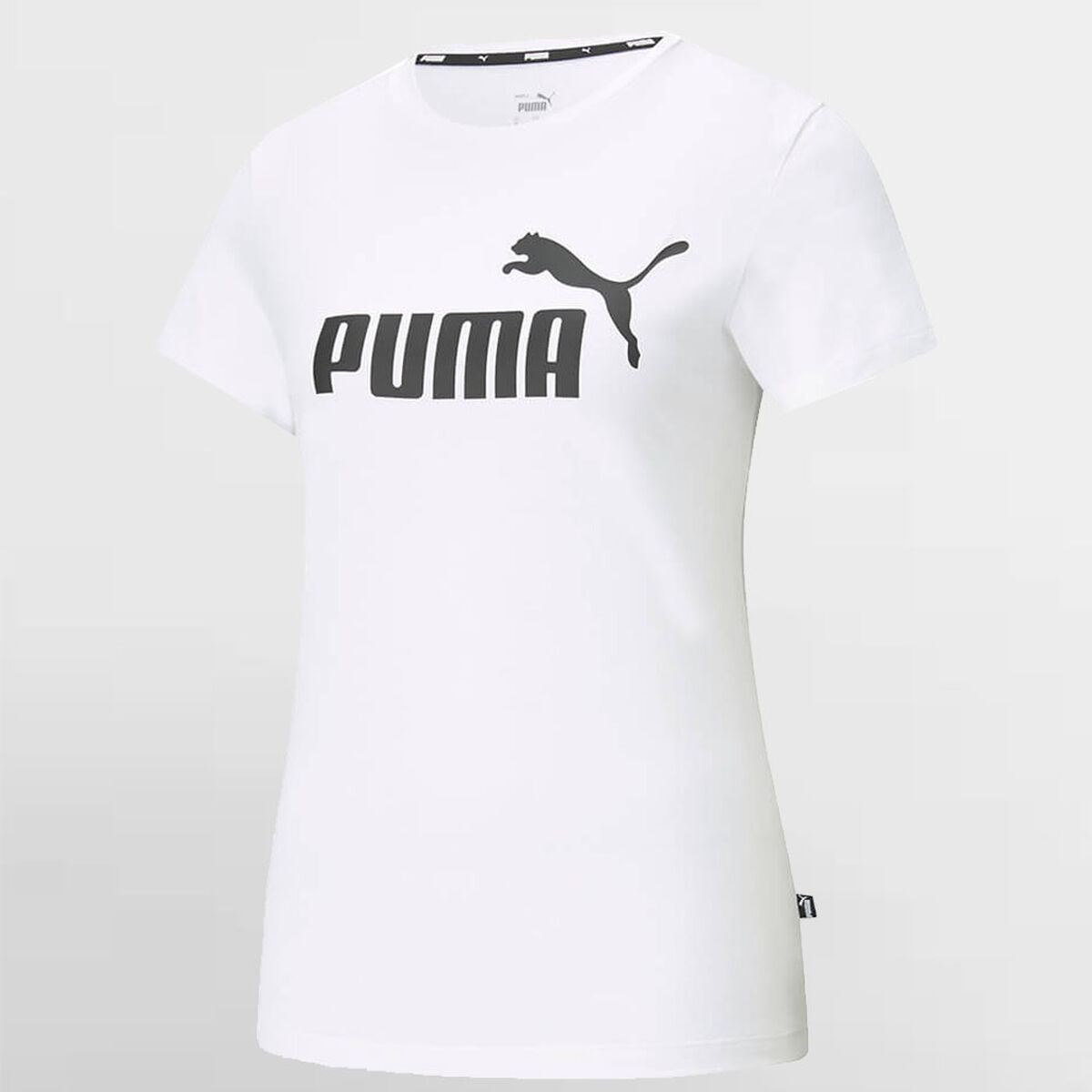 Women’s Short Sleeve T-Shirt Puma LOGO TEE 586774 02 White