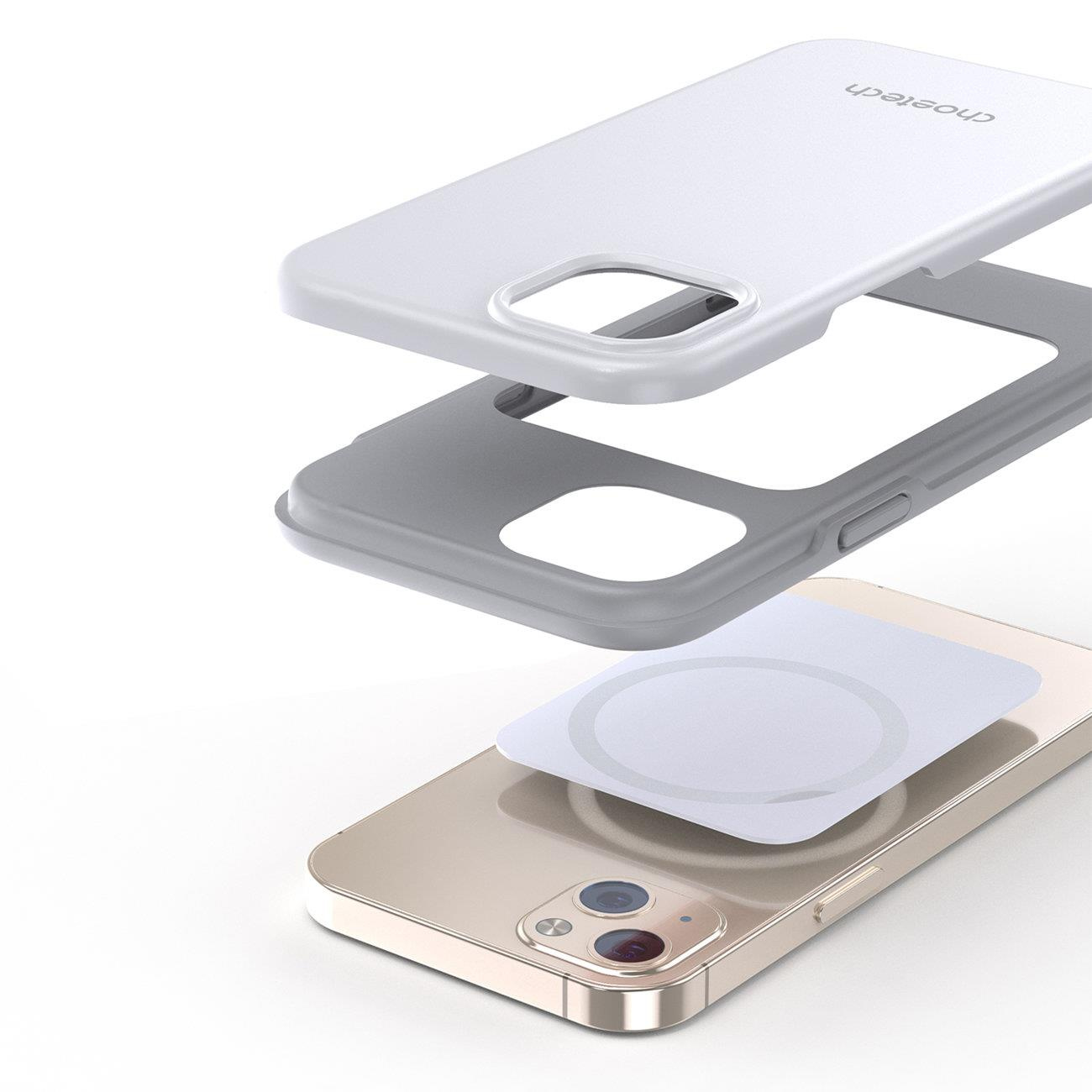 Choetech PC0112-MFM-WH MFM Anti-drop Made For MagSafe Apple iPhone 13 white