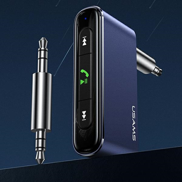 USAMS Adapter audio Bluetooth 5.0 - jack 3.5mm grey SJ519JSQ01 (US-SJ519)